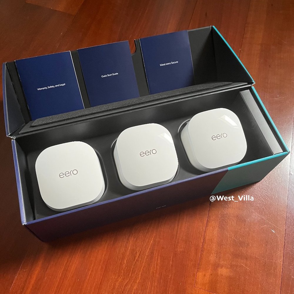 Eero 6 dual-band mesh Wi-Fi 6 system with built-in Zigbee smart home hub
